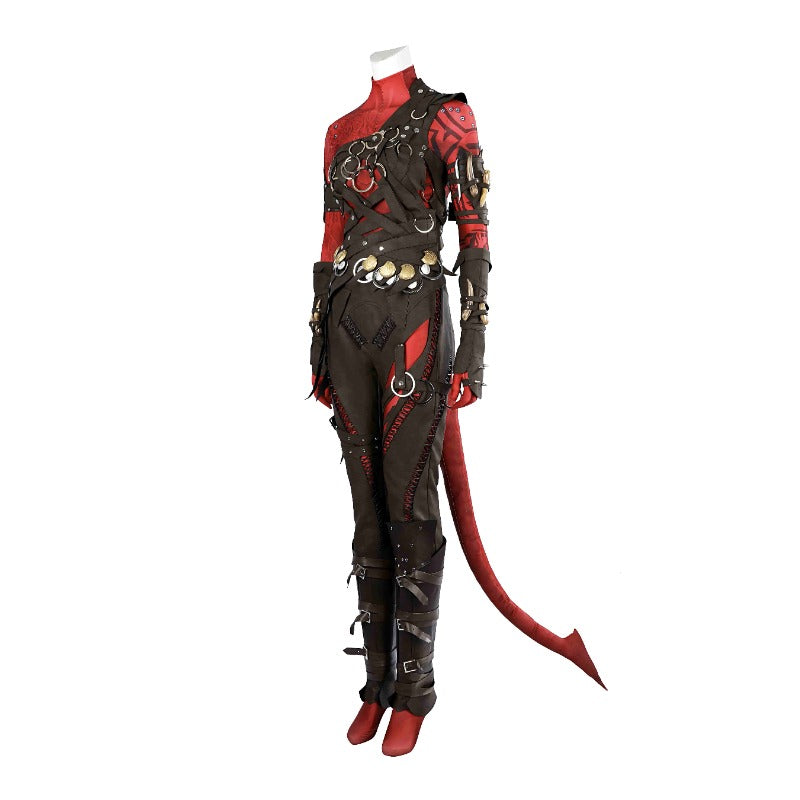 Halloweez Baldur's Gate Karlach Cosplay Costume Set - Immerse in Role-Playing