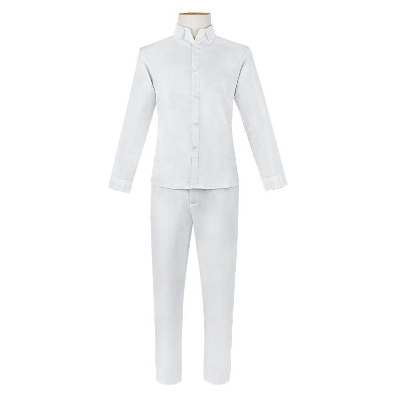The Promised Neverland Cosplay Costume Emma Norman Ray White Shirt Set Anime Daily Wear - Halloweez