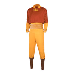 Live-Action Avatar: The Last Airbender Cosplay - Aang Costume for Halloween & Stage Performances - Halloweez