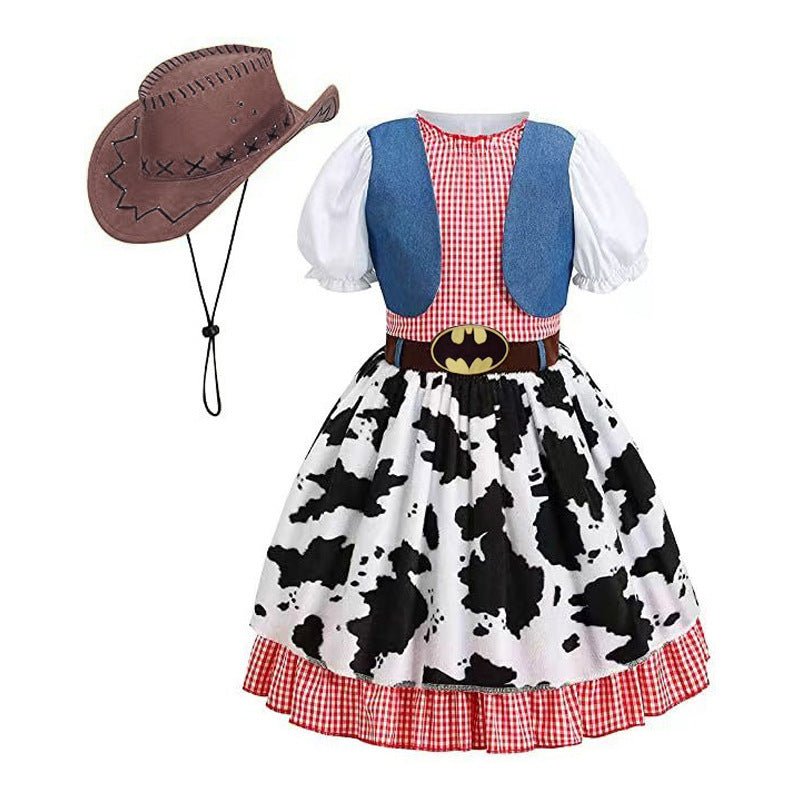 Toy Story Woody's Girlfriend Western Cowboy Outfit Halloween Cosplay Costume - Halloweez