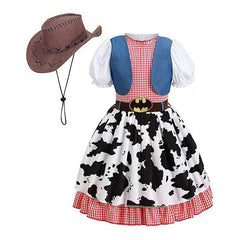 Toy Story Woody's Girlfriend Western Cowboy Outfit Halloween Cosplay Costume - Halloweez