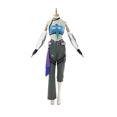 Overwatch D.Va Cosplay Costume for Women - Game Anime Tube Top Outfit - Halloweez