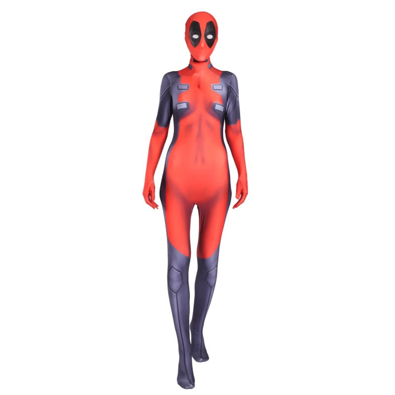 Deadpool and Wolverine Cosplay Costume Anime Tight Suit for Deadpool 3 Movie - Halloweez
