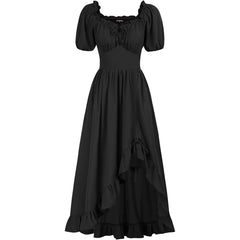 Medieval New Retro Irregular Dress Renaissance Stage Costume Women's Dress