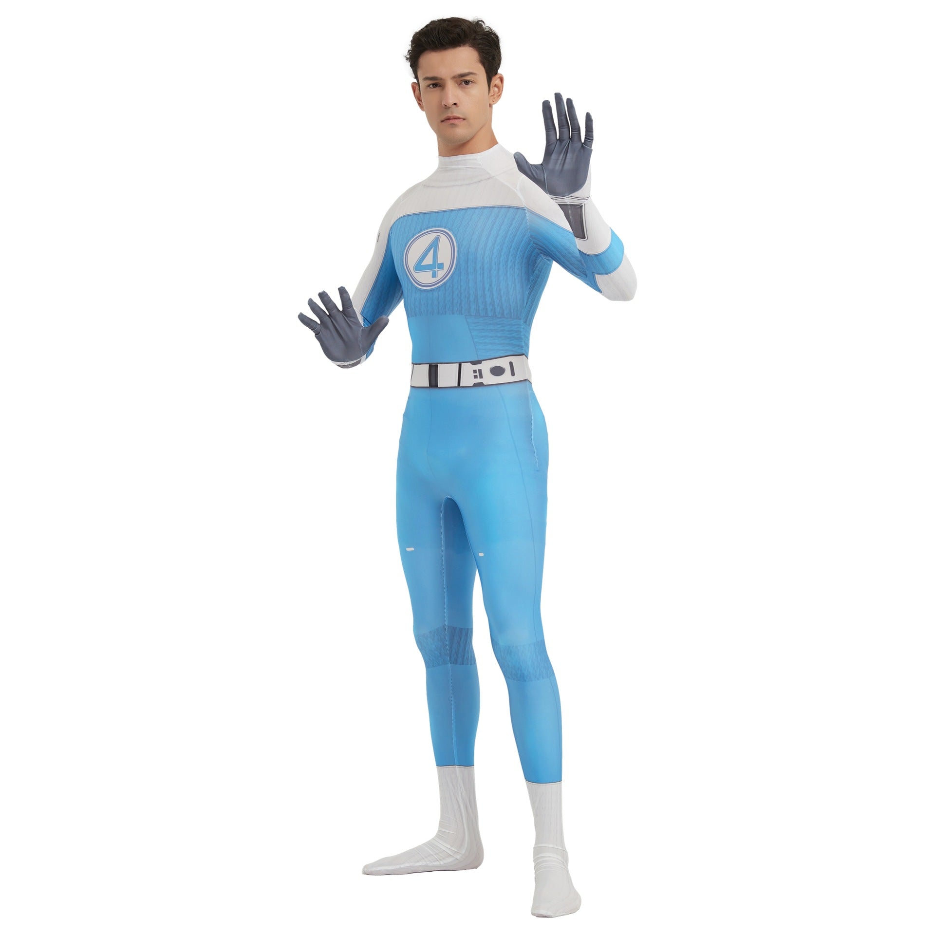 Fantastic Four 4 Rise of the Silver Surfer cosplay bodysuit for Mr. Fantastic, Invisible Woman, Human Torch - Halloweez