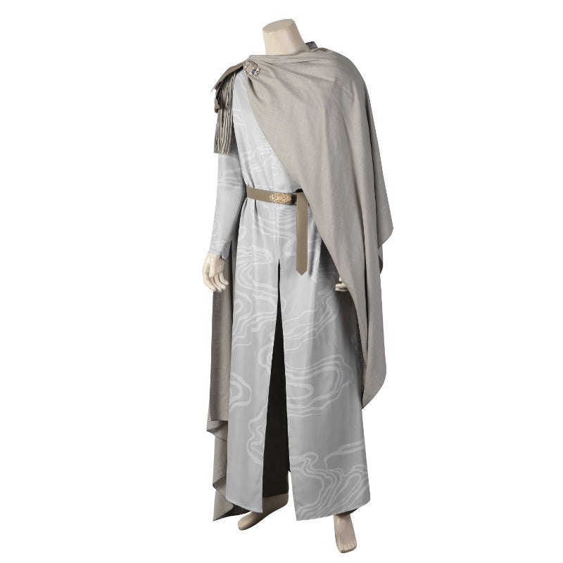 Halloweez Elrond Cosplay Costume Men's Robe Cloak Armor Suit for The Rings of Power