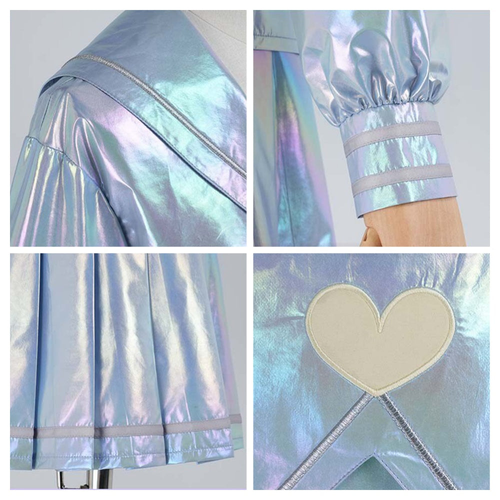 Needy Streamer Overload Ame Casual Outfit Cosplay for Streamer Angel Fans - Halloweez