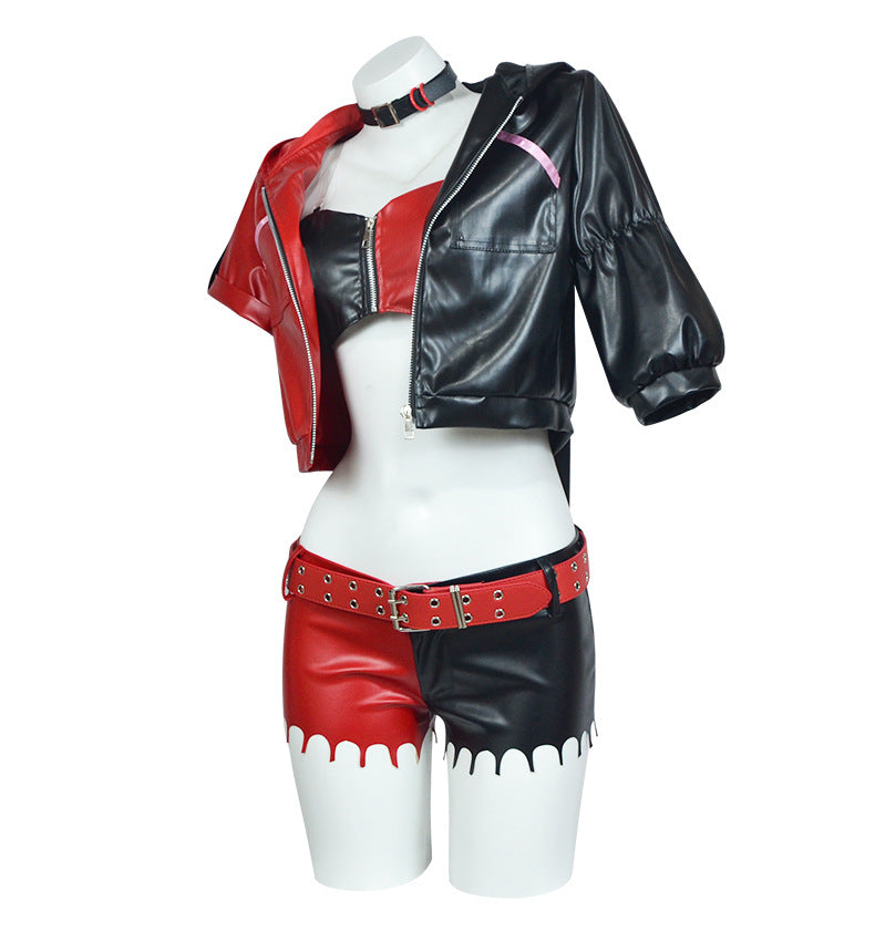 Harley Quinn Joker Girl Cosplay Costume - Suicide Squad Movie Halloween Outfit - Halloweez