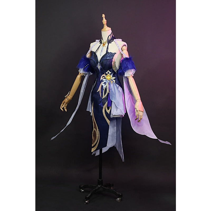 Halloweez Ningguang Orchid's Evening Gown Cosplay Costume for Roleplay & Events