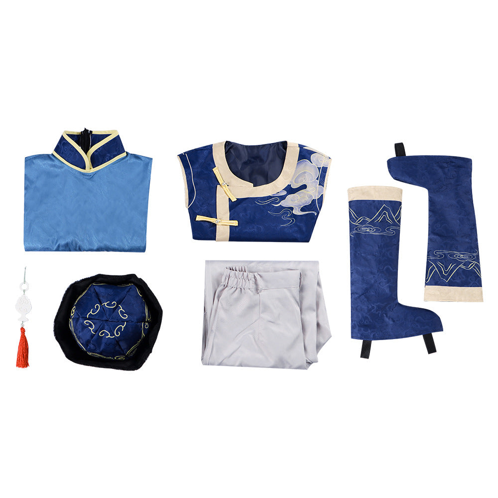 Identity V Cosplay Costume Painter Golden Skin Rare Fashion Eternal Life Game Character Role-Playing Outfit - Halloweez