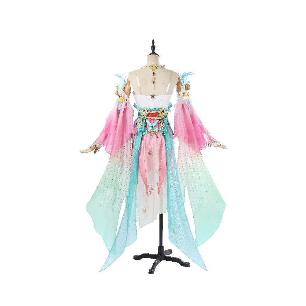 Naraka: Bladepoint Gu Qinghan (Dragon Princess) Cosplay Costume Full Set - Halloweez