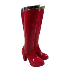 1749 Supergirl Cosplay Shoes for Anime Conventions and Performances - Halloweez