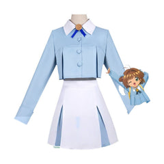 Cardcaptor Sakura Cosplay Costume Sakura Kinomoto Anime Outfit for Women - Halloweez