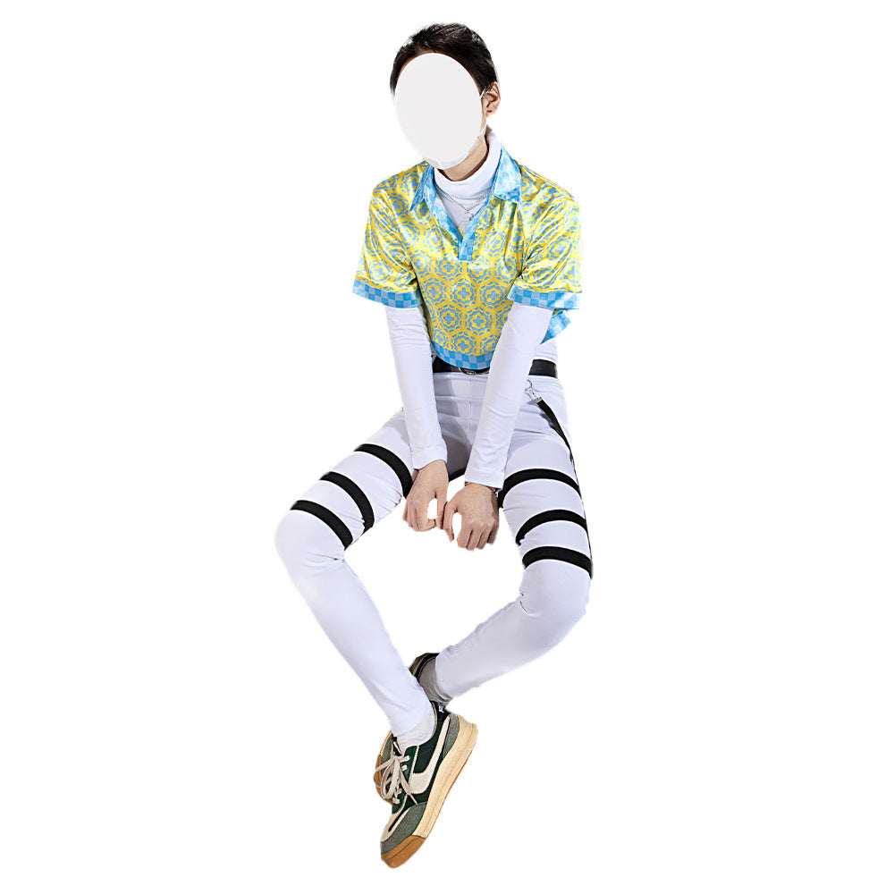 Vtuber Nijisanji Hero Group Hiiro Mai Naru Cosplay Costume for Anime Game Fans - Halloweez