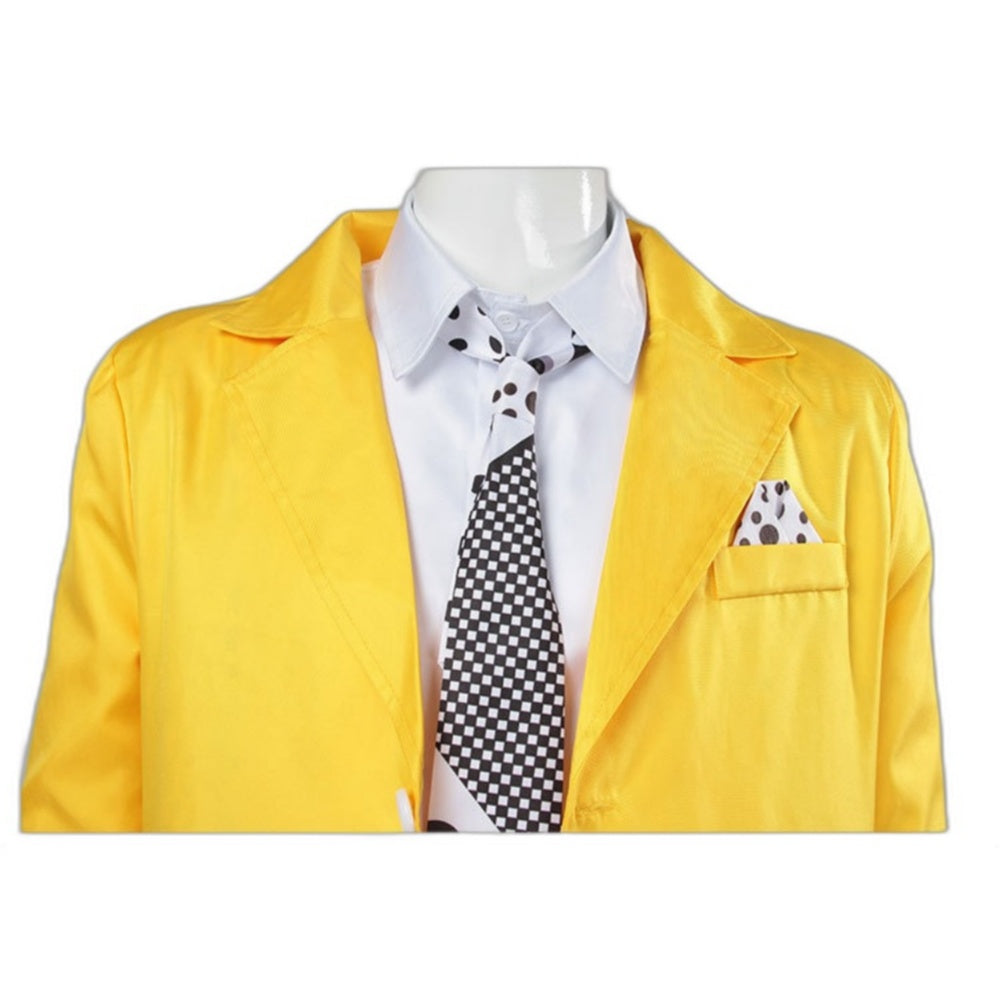 Halloween Costume The Mask Cosplay Jim Carrey Yellow Suit Cosplay - Halloweez