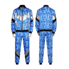 Hot Retro Trend Party Stage Performance Costume 80s Disco Outfit Jacket Pants Sportswear