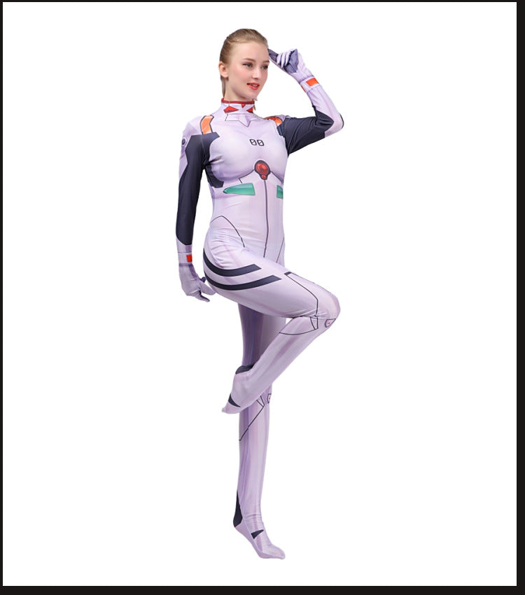 Rei Ayanami Asuka Langley Kaworu Nagisa EVA Cosplay Costume for Adults and Kids Halloween Performance