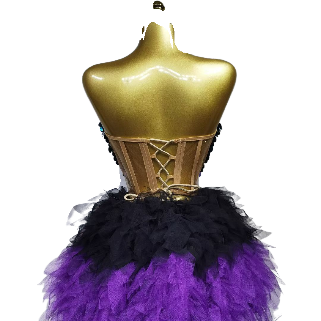 Pink Tulle Princess Dress Spring New Pink Mesh Fairy Dress Birthday Party Cosplay Costume Elegant Ball Gown - Halloweez