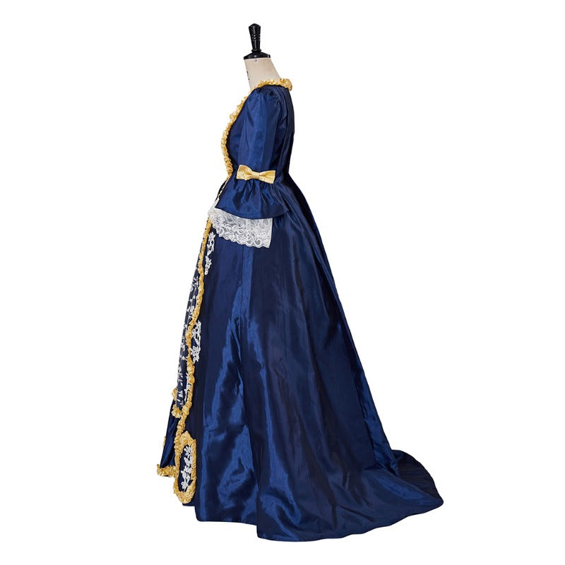 Halloweez Queen Marie Antoinette Inspired Rococo Ball Gown - Authentic 18th Century Victorian Dress Costume for Women