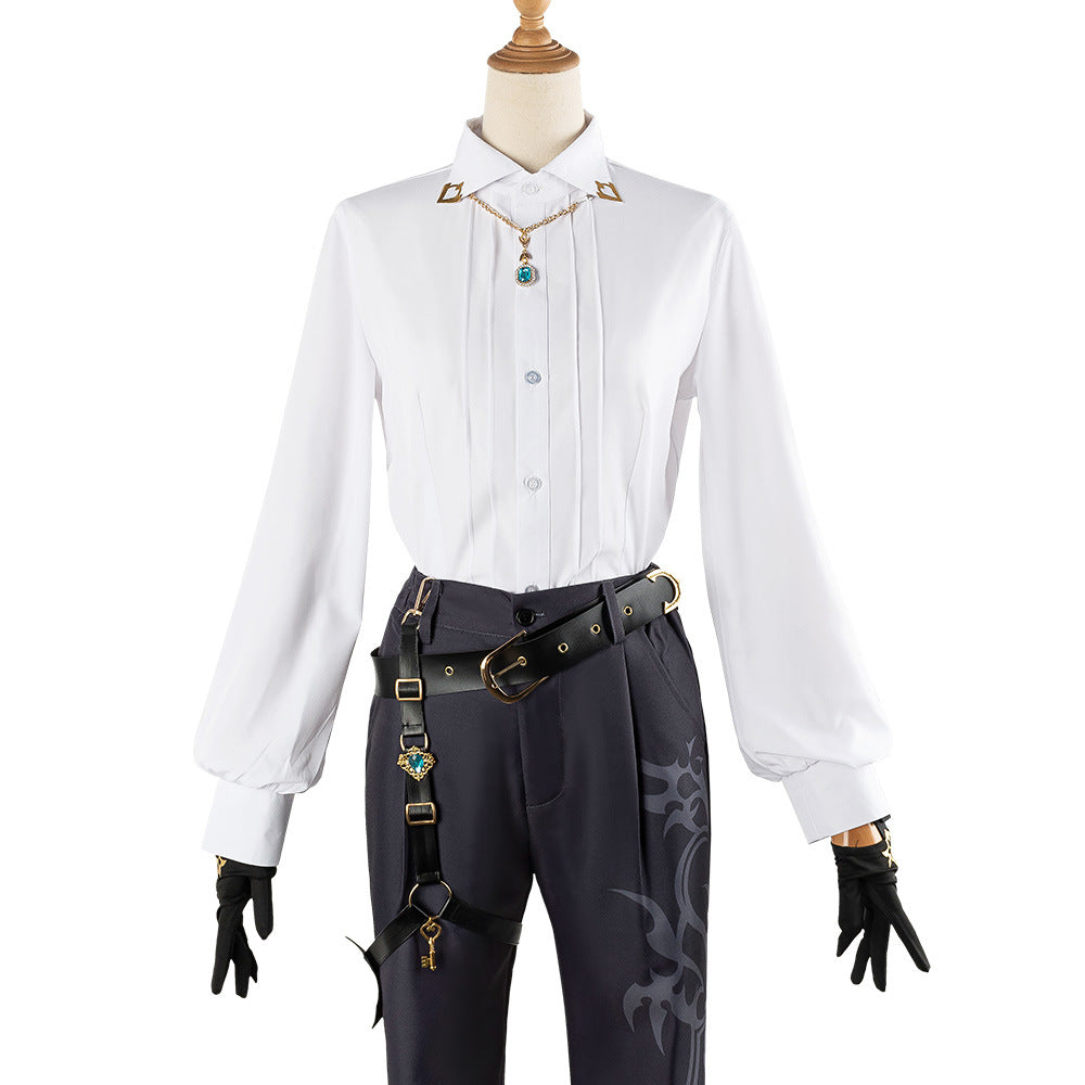 VTuber Sakaki Ness Uniform Set - Anime Cosplay Costume for Men & Women - Halloweez