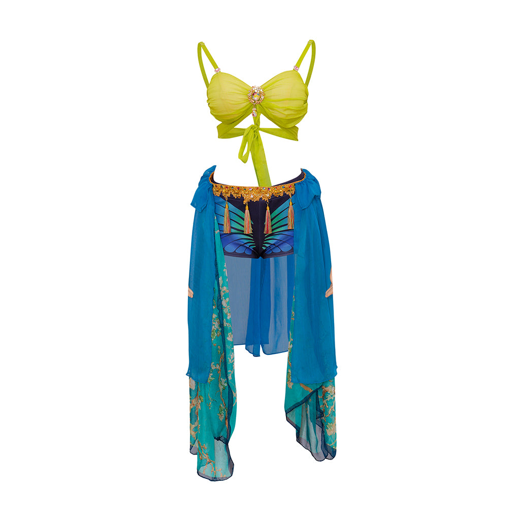 Britney Spears Inspired Blue Dance Costume for Women | Halloweez Cosplay - Halloweez