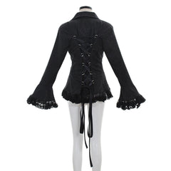 Halloweez Victorian Renaissance Retro Coat for Ladies - Lace Jacket with Steampunk Style