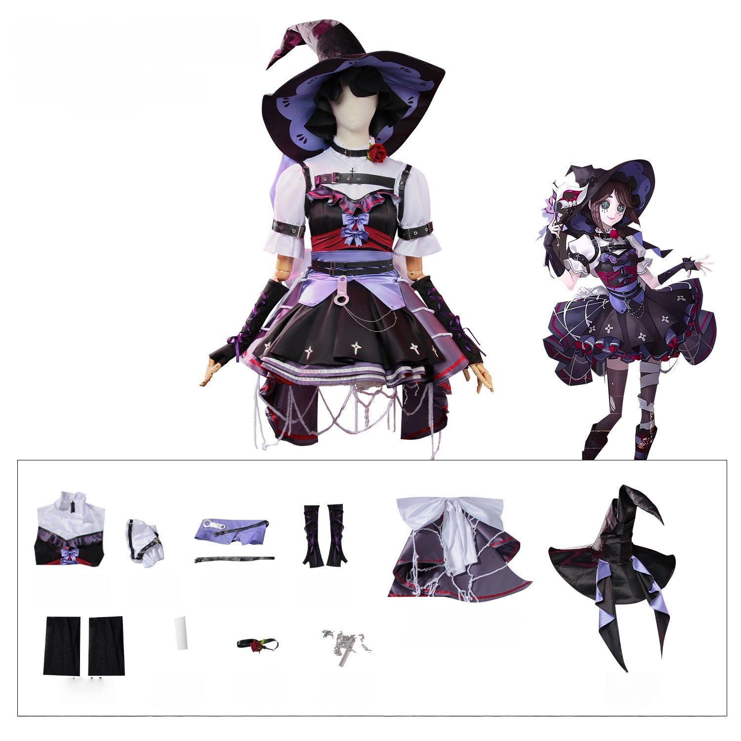 Fifth Personality Gardener Cosplay Costume for Halloween Concert - Identity V Anime Clothing - Halloweez