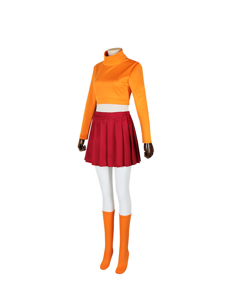 Scooby-Doo Velma Cosplay Costume - Authentic Role Performance Outfit - Halloweez
