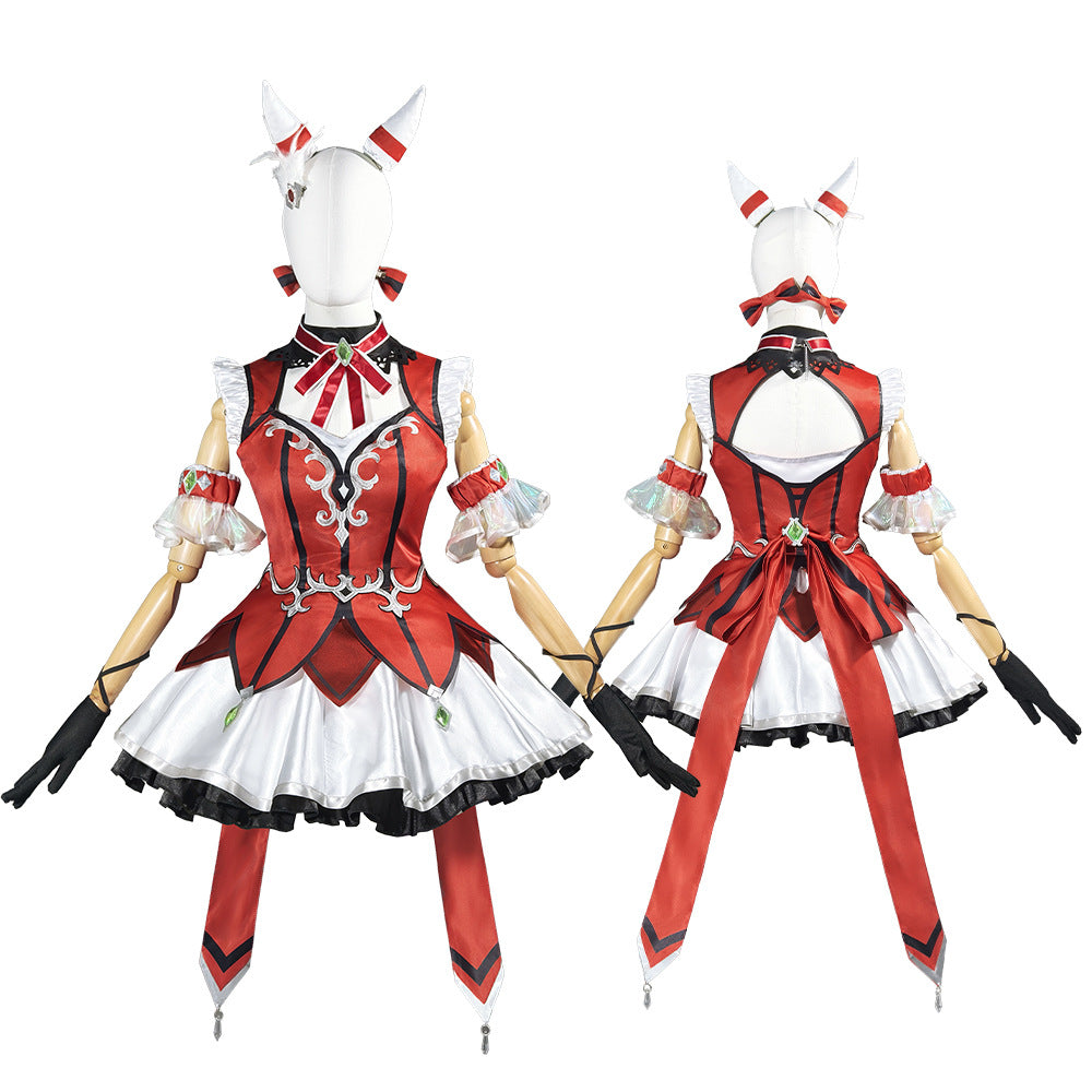 Pretty Derby Triumphant Ballet Victory Dress cos Anime Game Women's Dress - Halloweez