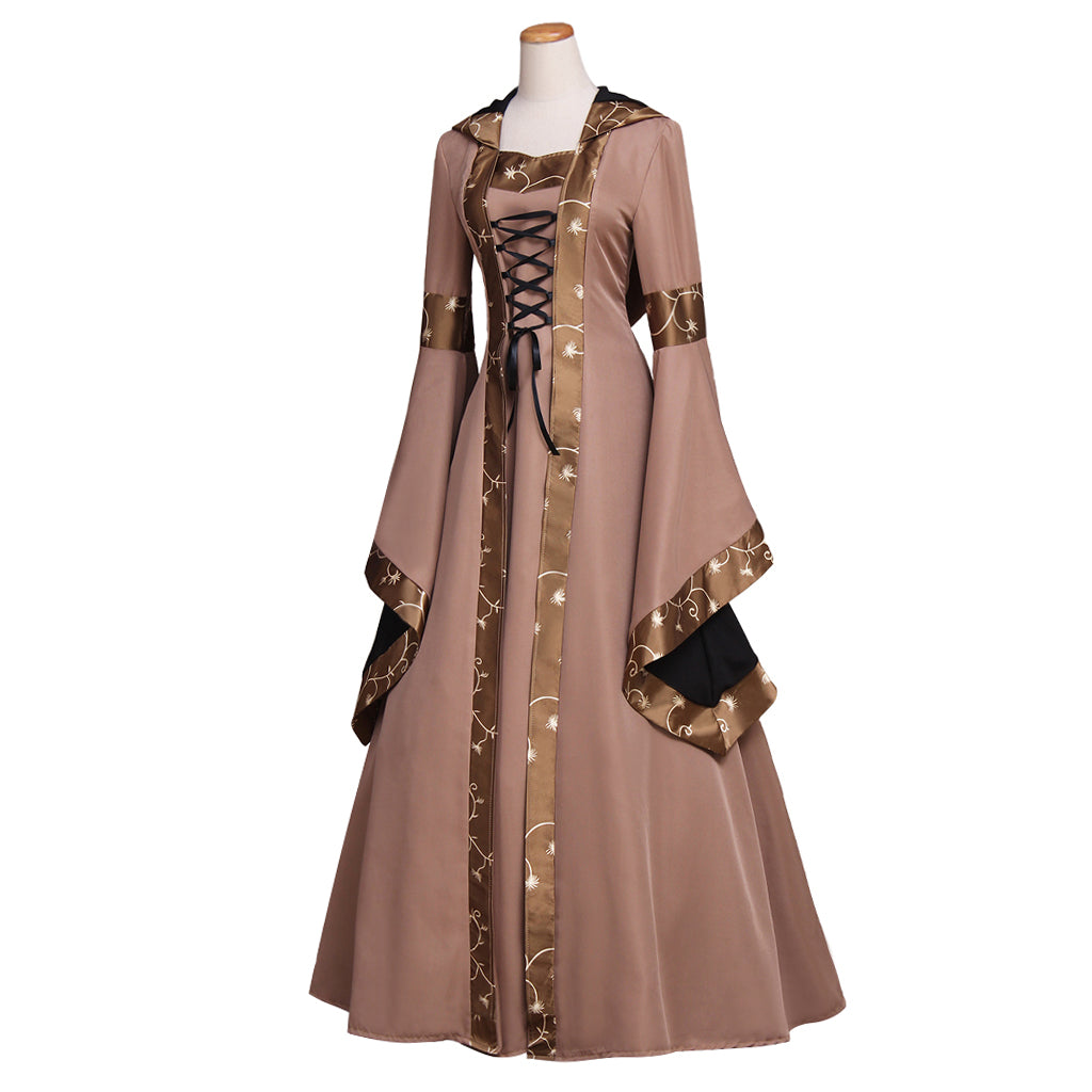 Elegante vestido retro medieval para Halloween, carnaval y eventos de cosplay - Halloweez Brand