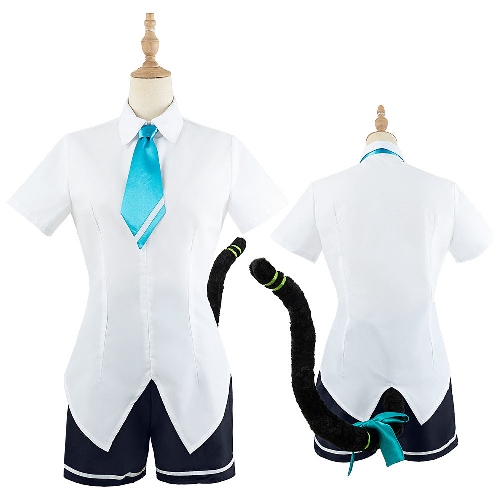 Blue Archive Shiba Tsukuyo Cosplay Costume Anime School Uniform Dress for Daily Wear - Halloweez