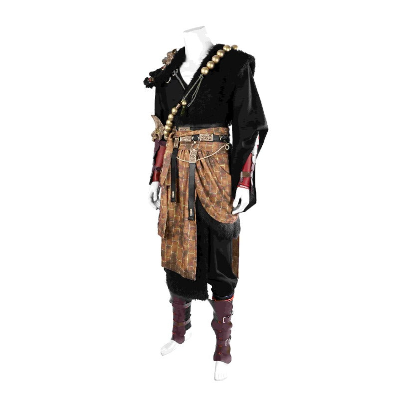 Costume de cosplay Erlang Shen de Wukong Black Myth pour Halloween, ensemble complet pour adultes