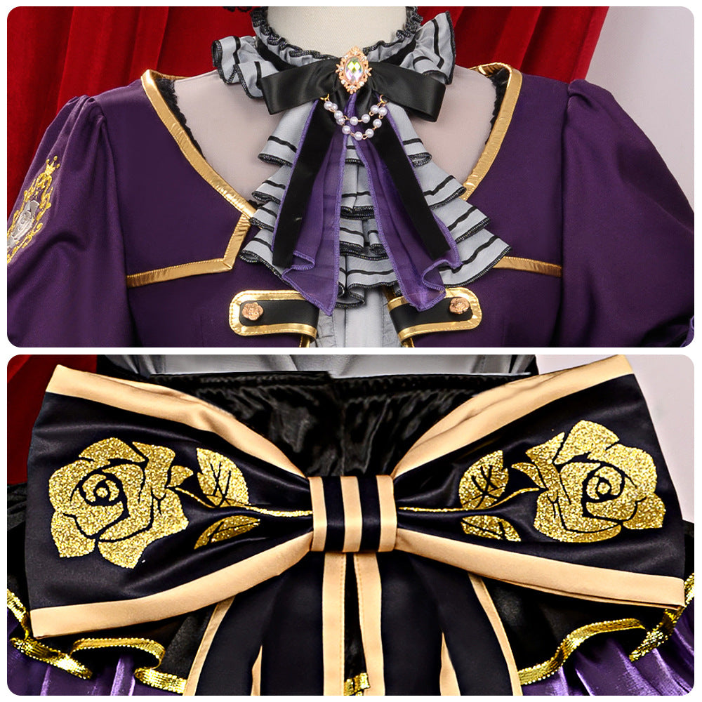 Bangdream Roselia Platinum Rinko 2D Cos Anime Game Costume Women's Outfit - Halloweez