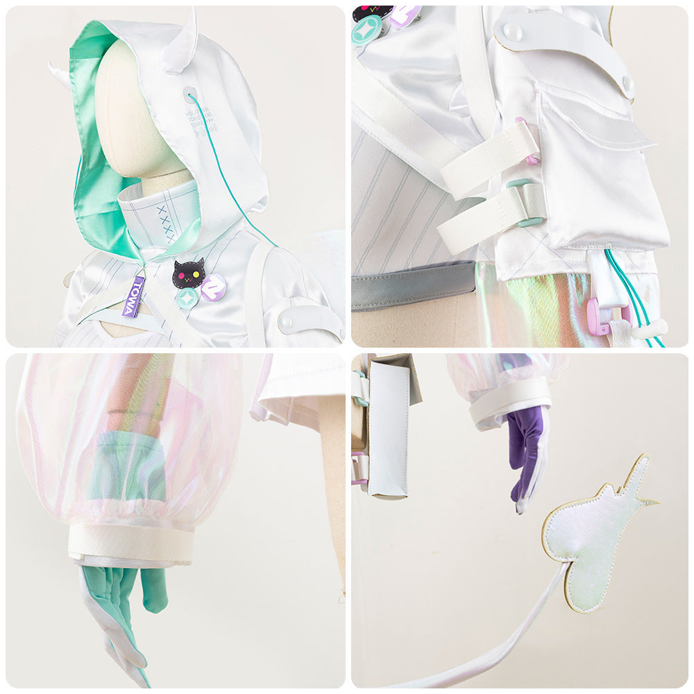 vtuber hololive - Tokoyami Towa Cosplay Costume - Halloweez