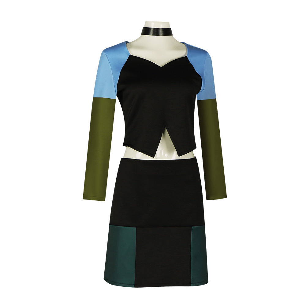 Island Survival Battle Royale Gwen Cosplay Costume for Halloween Party Performance