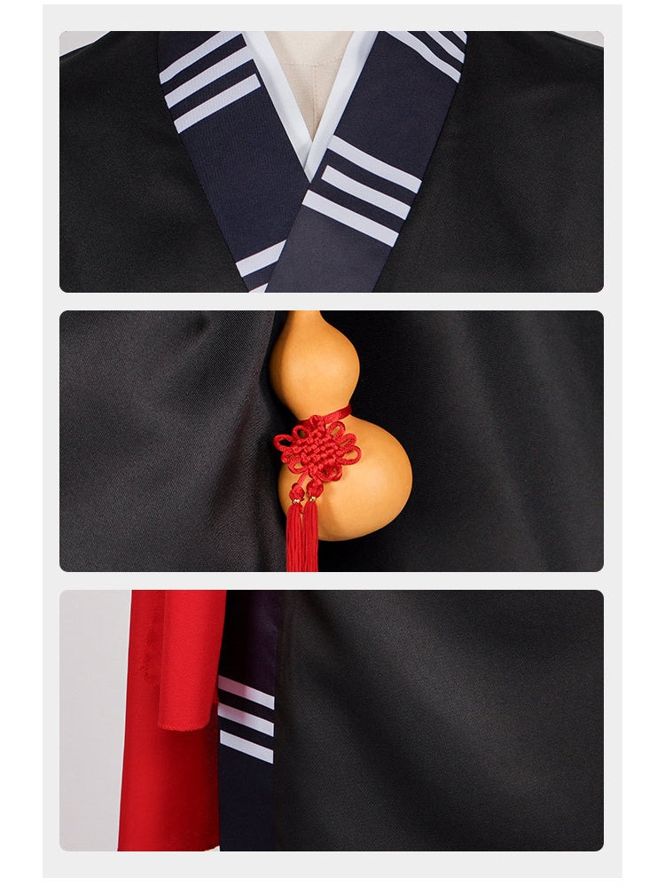 Black Myth Wukong Cosplay Costume Mi Daoren Ancient Style Robe - Halloweez