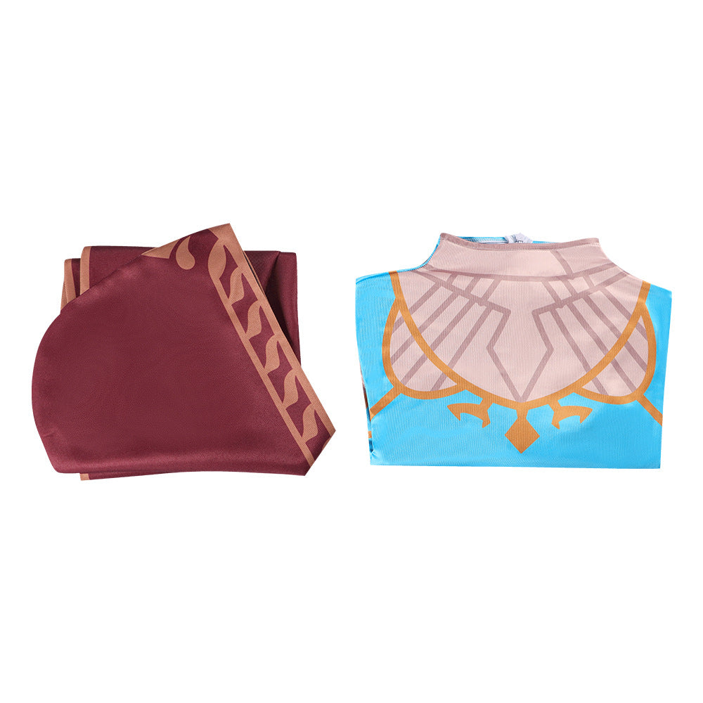 Zelda cosplay costume Breath of the Wild Princess Zelda cos Halloween role play costume - Halloweez