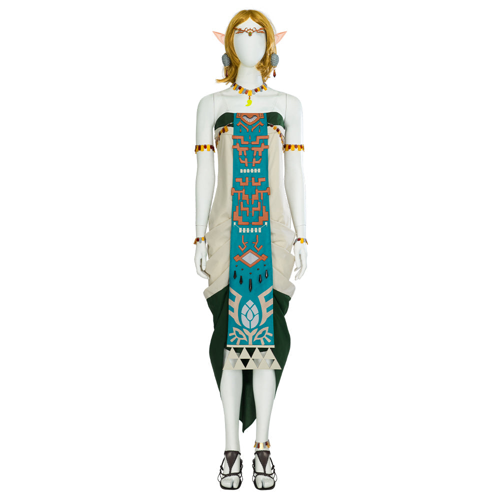 Halloweez: The Legend of Zelda - Tears of the Kingdom Princess Zelda Zonai Dress Cosplay Costume