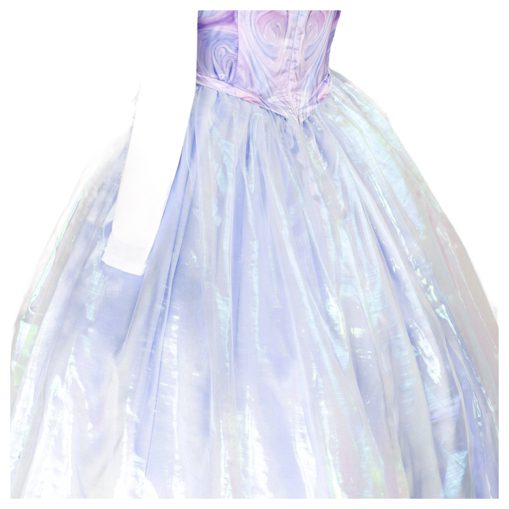 Glinda the Good Witch Cosplay Costume – Wicked Movie-Inspired Elegant Dress for Women - Halloweez