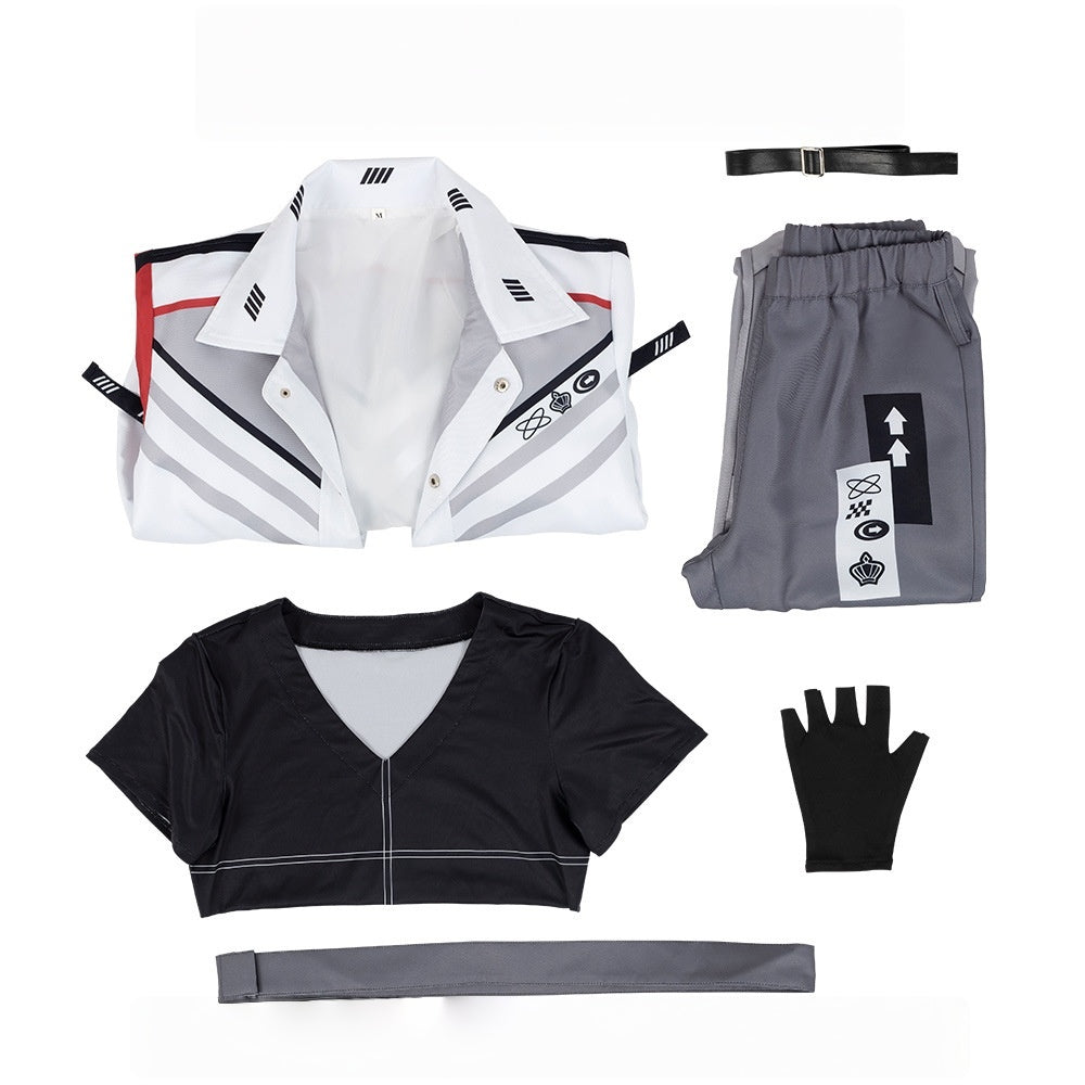 Rainbow Club VTuber ROF-MAO Kaga Hayato Cosplay Costume Anime Casual Long Sleeve Suit for Men and Women - Halloweez