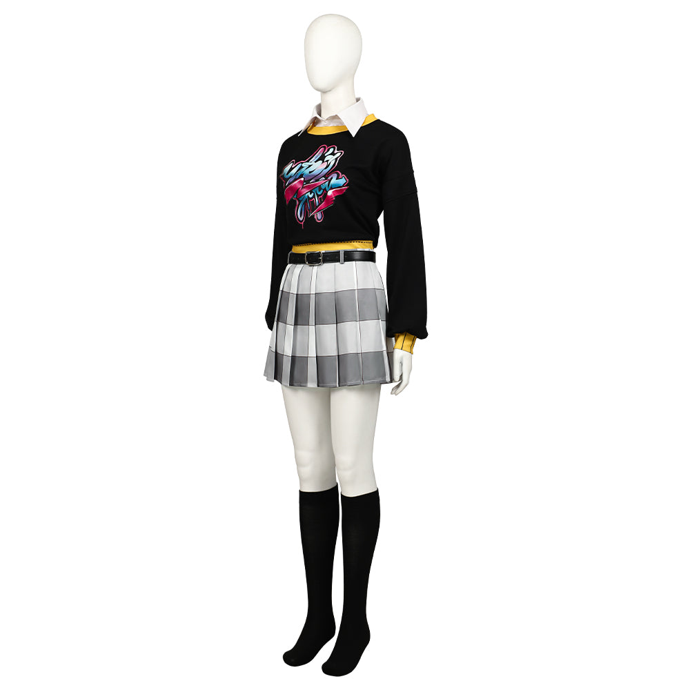 Halloweez Persona 5 Motoha Arai Cosplay Costume - Phantom X Game Inspired Outfit