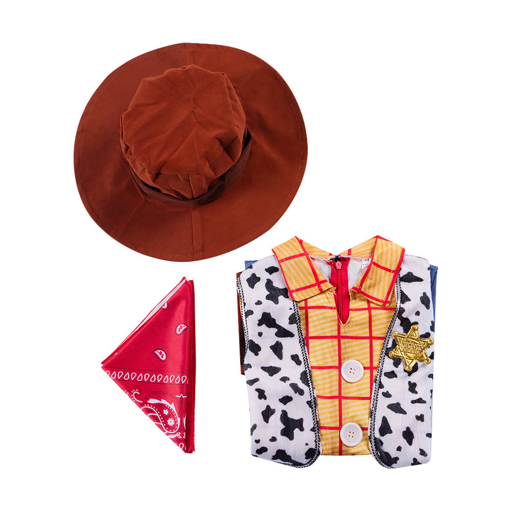 Children's Day Toy Story Costume Performance Outfit Cowboy Woody Children Cosplay Role Play Costume