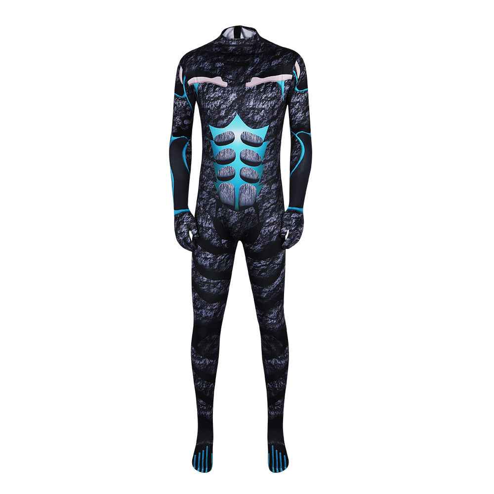 New Kaiju No. 8 Kafka Cosplay Costume Tight Bodysuit Battle Jumpsuit Halloween Cosplay Performance Outfit - Halloweez