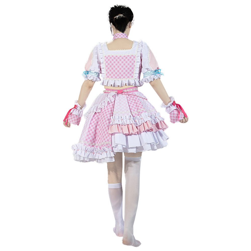 Bangdream Maruyama Aya Cosplay Costume - BanG Dream! Game Outfit for Women - Halloweez
