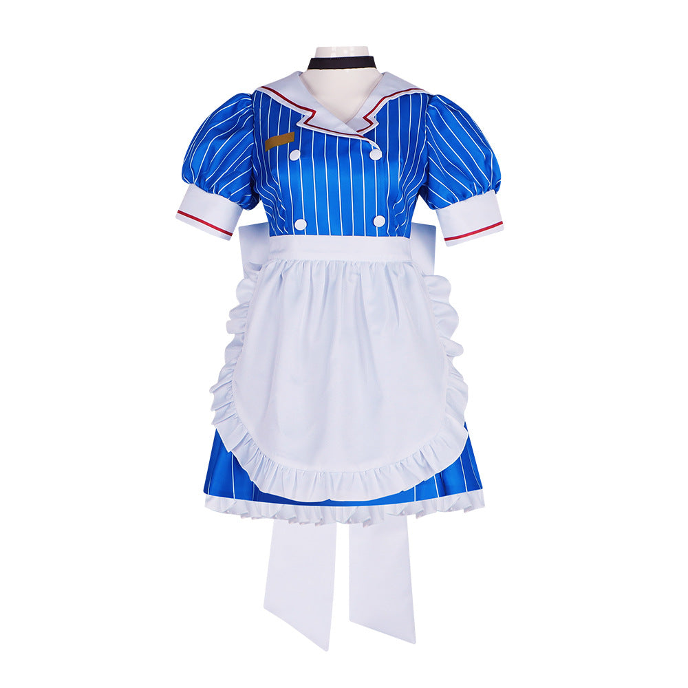 Hatsune Miku Cosplay Costume Vocaloid Anime Game Outfit Maid Dress