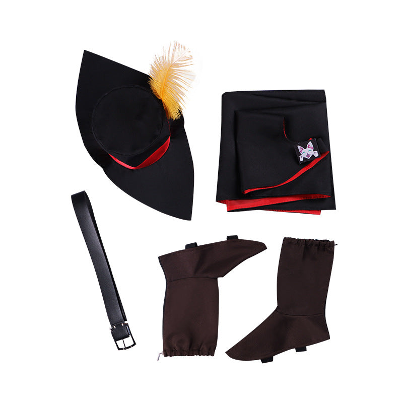 Puss in Boots 2 Cat Knight Cosplay Costume for Kids Halloween and Stage Performance - Halloweez