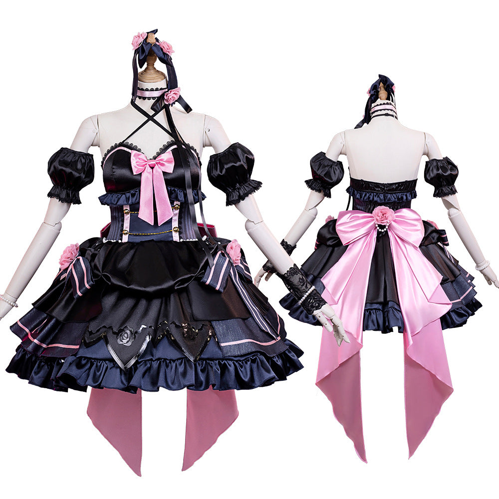 Lovelive Nijigasaki High School Idol Club Zhong Lanzhu Cosplay Costume Demon Group Anime Game Dress - Halloweez