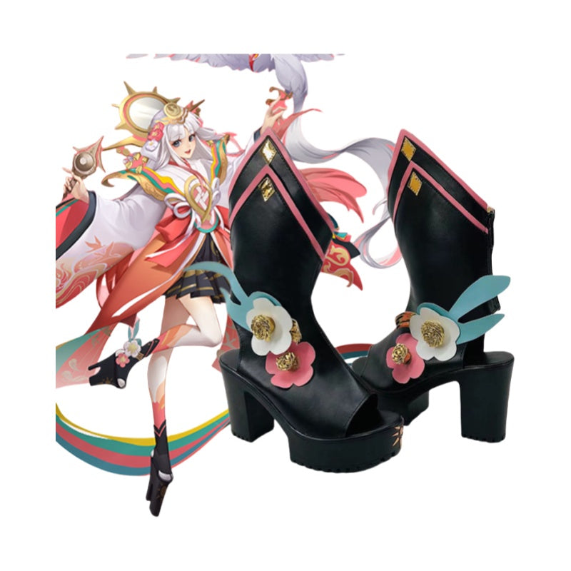 Honor of Kings Nakoruru Mirror of the Past Cosplay Shoes for Game Lovers - Halloweez