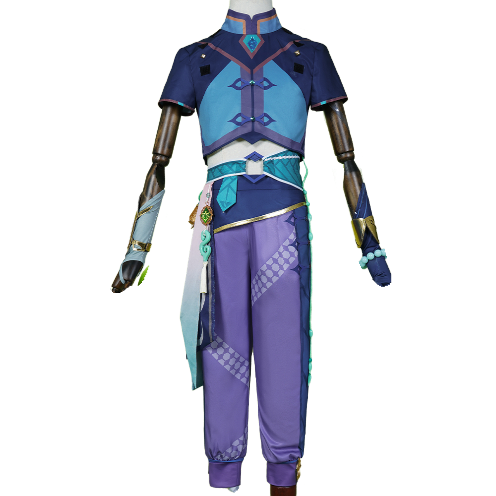 Halloweez Baizhu Cosplay Costume – Become the Enigmatic Character from Genshin Impact - Halloweez