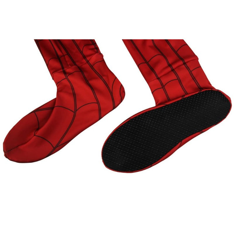 Halloweez Miles Morales Spider-Man Cosplay Suit - Superhero Zentai Bodysuit for Kids & Adults, Ideal for Halloween